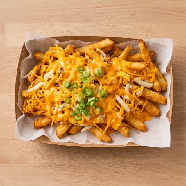 Spicy Cheese Fries.