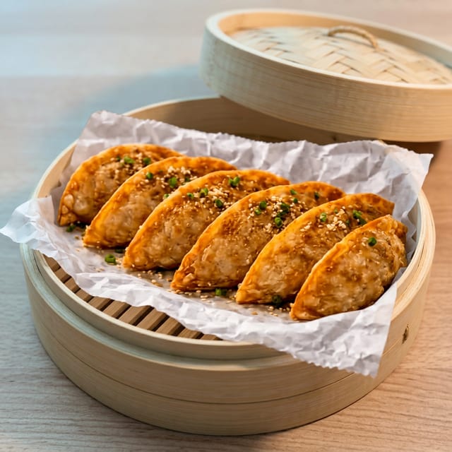 Deep-Fried Dumplings.