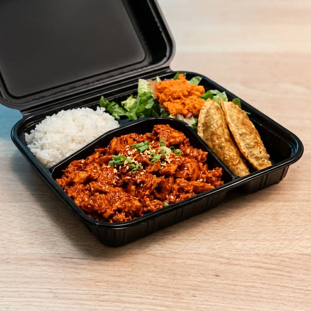 Spicy Pork Box.